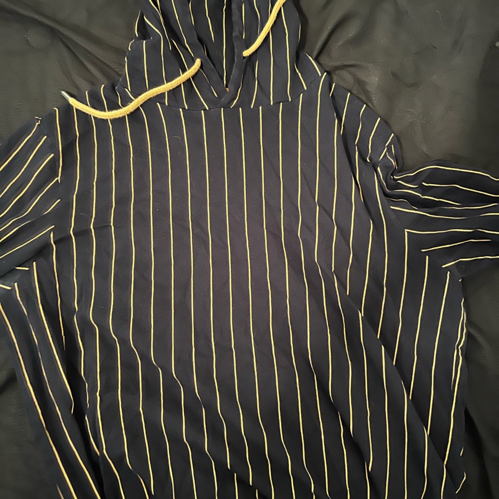 cactus man ricky singh navy blue and fold sweatshirt